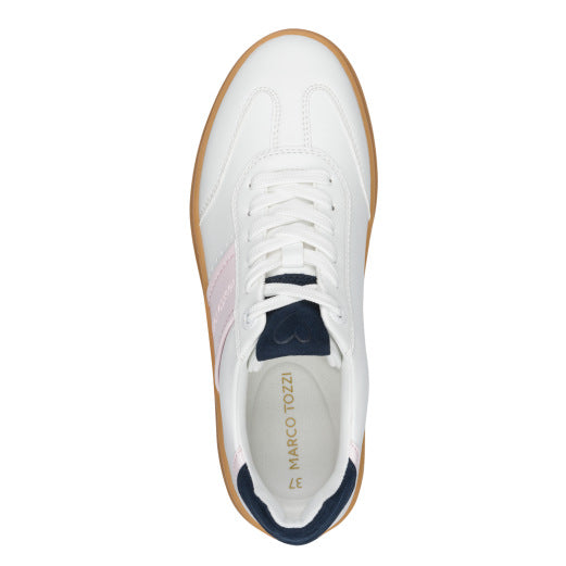 Marco Tozzi 2-23775-46 158 White/Soft Pink Trainers