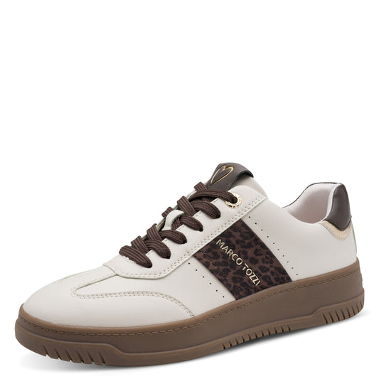 Marco Tozzi 2-23775-46 490 Cream/Leo Lace-Up