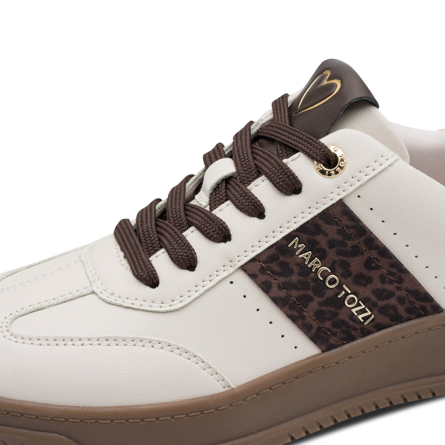 Marco Tozzi 2-23775-46 490 Cream/Leo Lace-Up