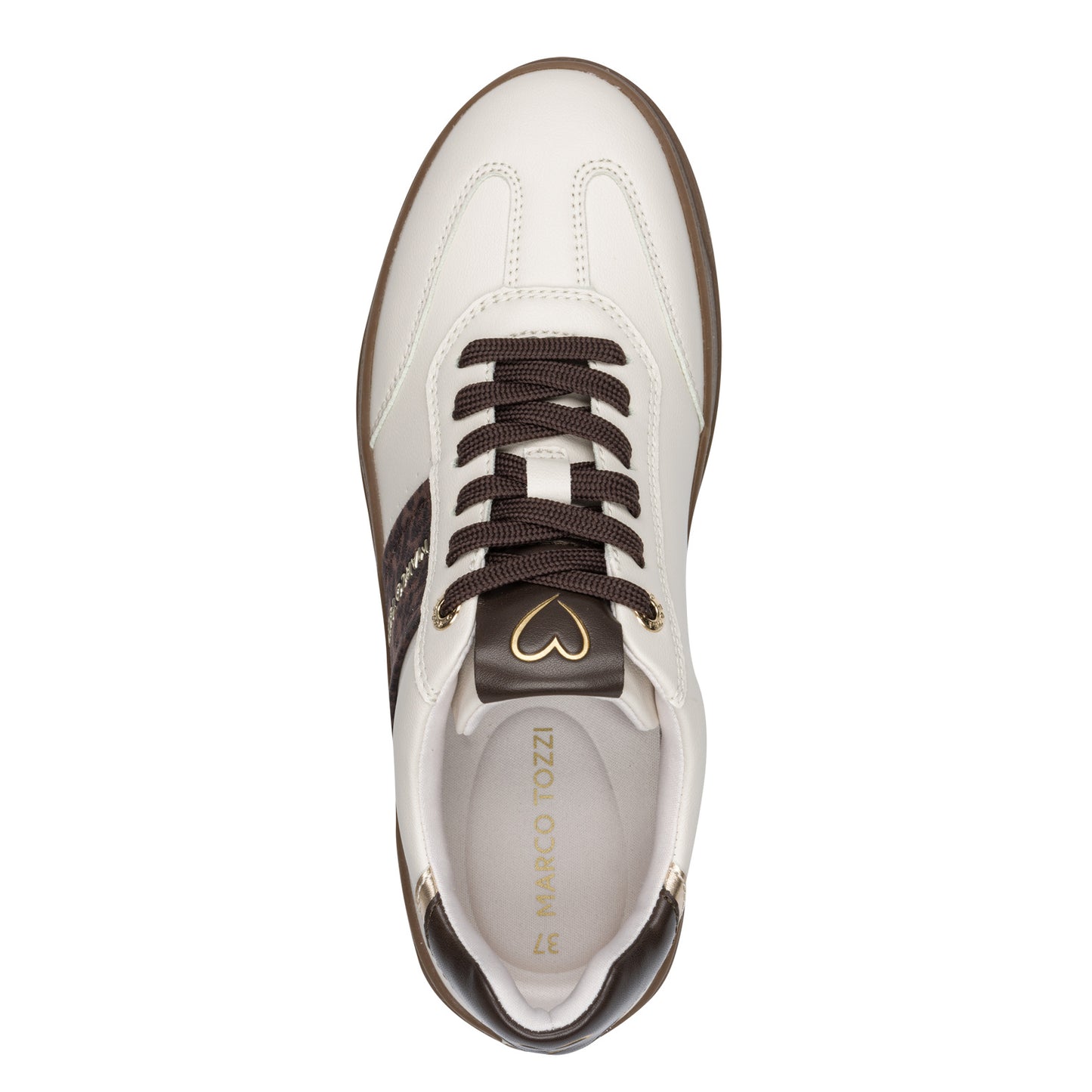 Marco Tozzi 2-23775-46 490 Cream/Leo Lace-Up