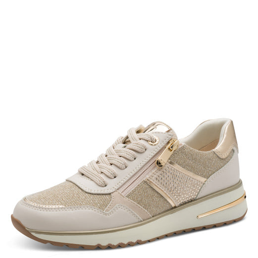 Marco Tozzi 2-23790-46 402 Cream Comb Trainers
