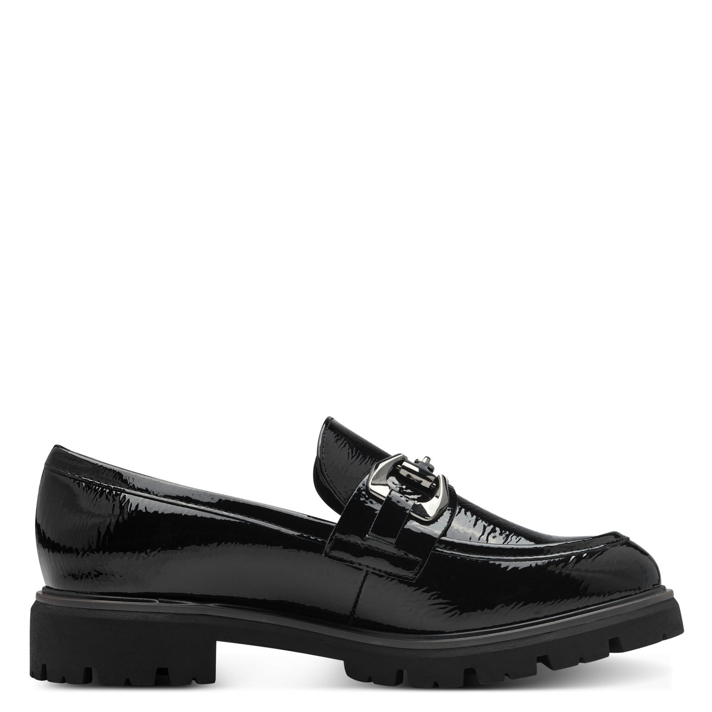 Marco Tozzi 2-24700-43 018 Black Patent Casual Shoes