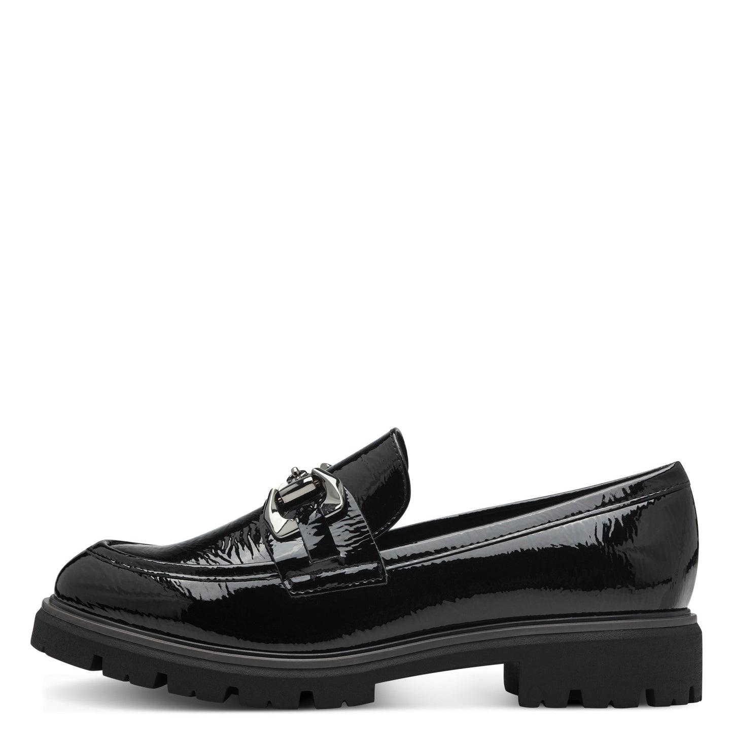 Marco Tozzi 2-24700-43 018 Black Patent Casual Shoes