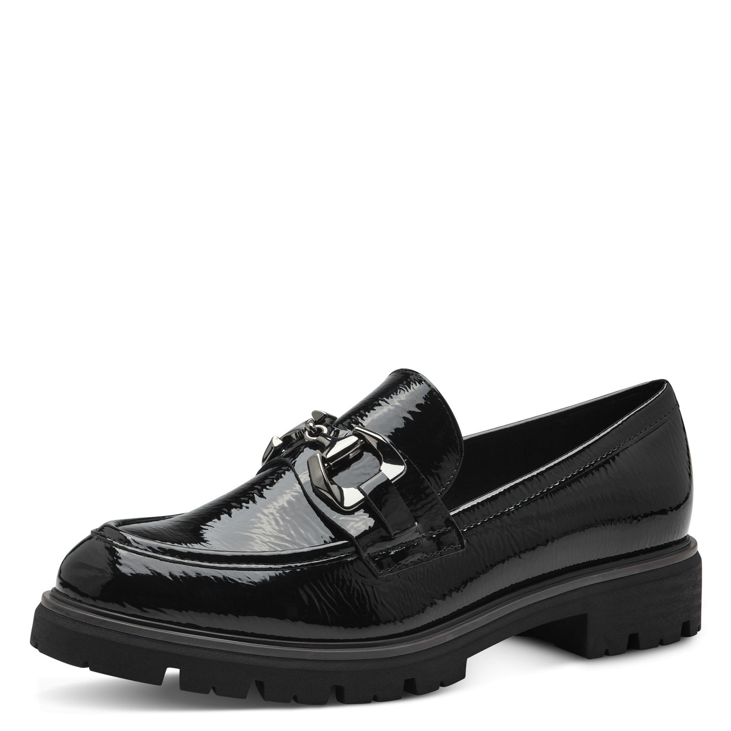 Marco Tozzi 2-24700-43 018 Black Patent Casual Shoes