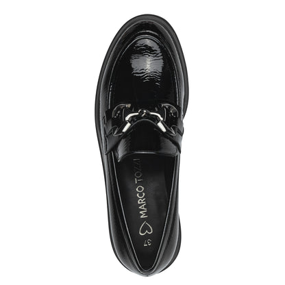 Marco Tozzi 2-24700-43 018 Black Patent Casual Shoes