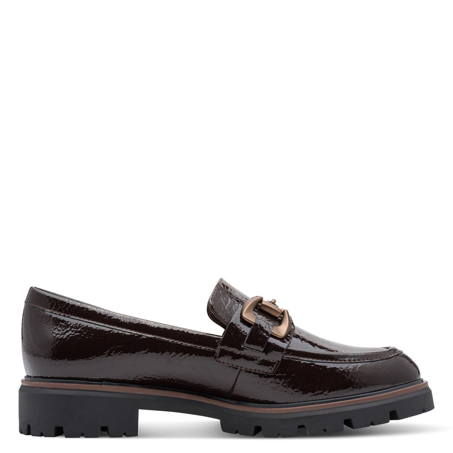 Marco Tozzi 2-24700-43 38A Mocca Patent Slip-On