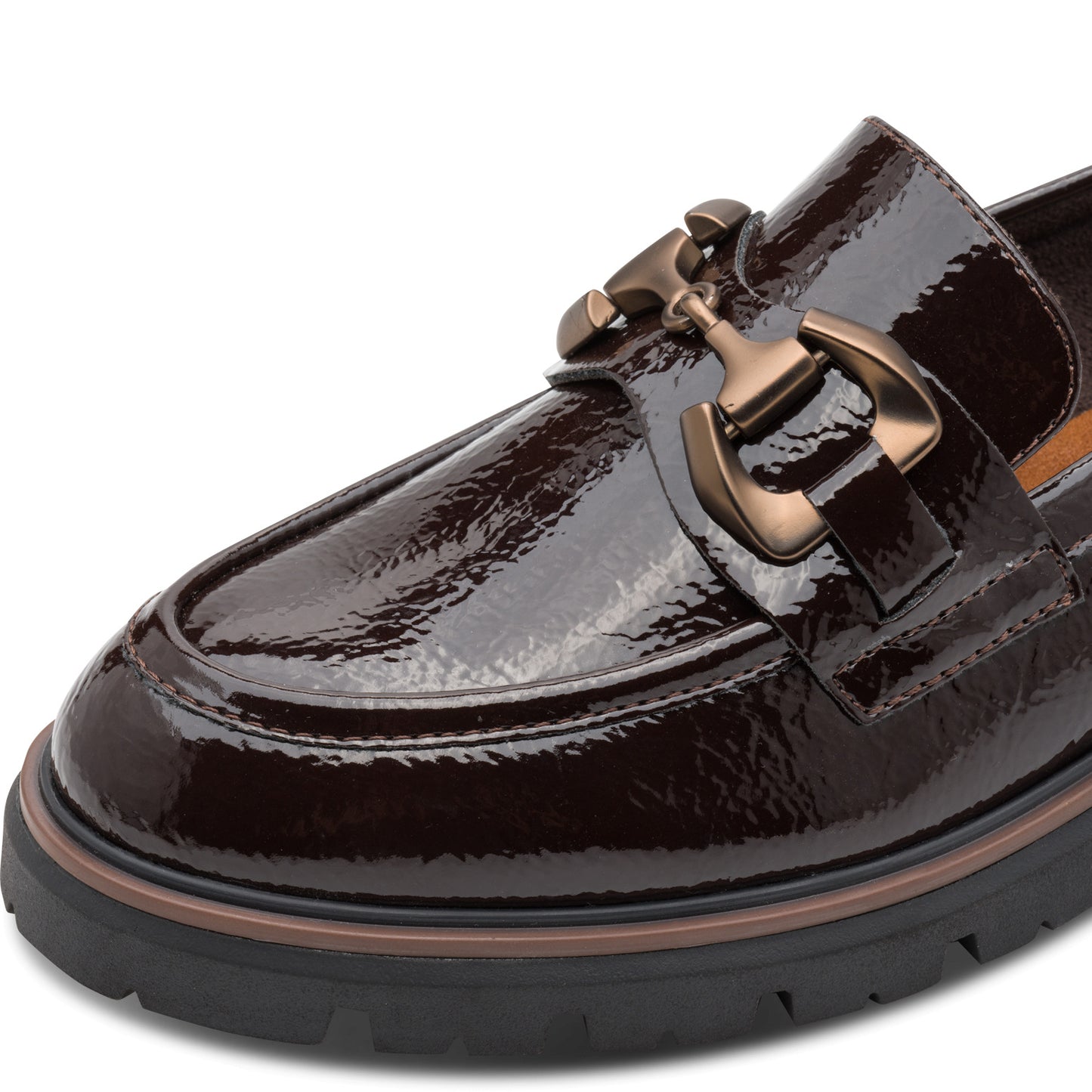 Marco Tozzi 2-24700-43 38A Mocca Patent Slip-On