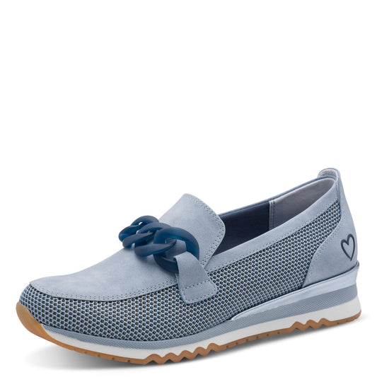 Marco Tozzi 2-24720-44 876 Light Blue Comb Slip On Casual Shoes
