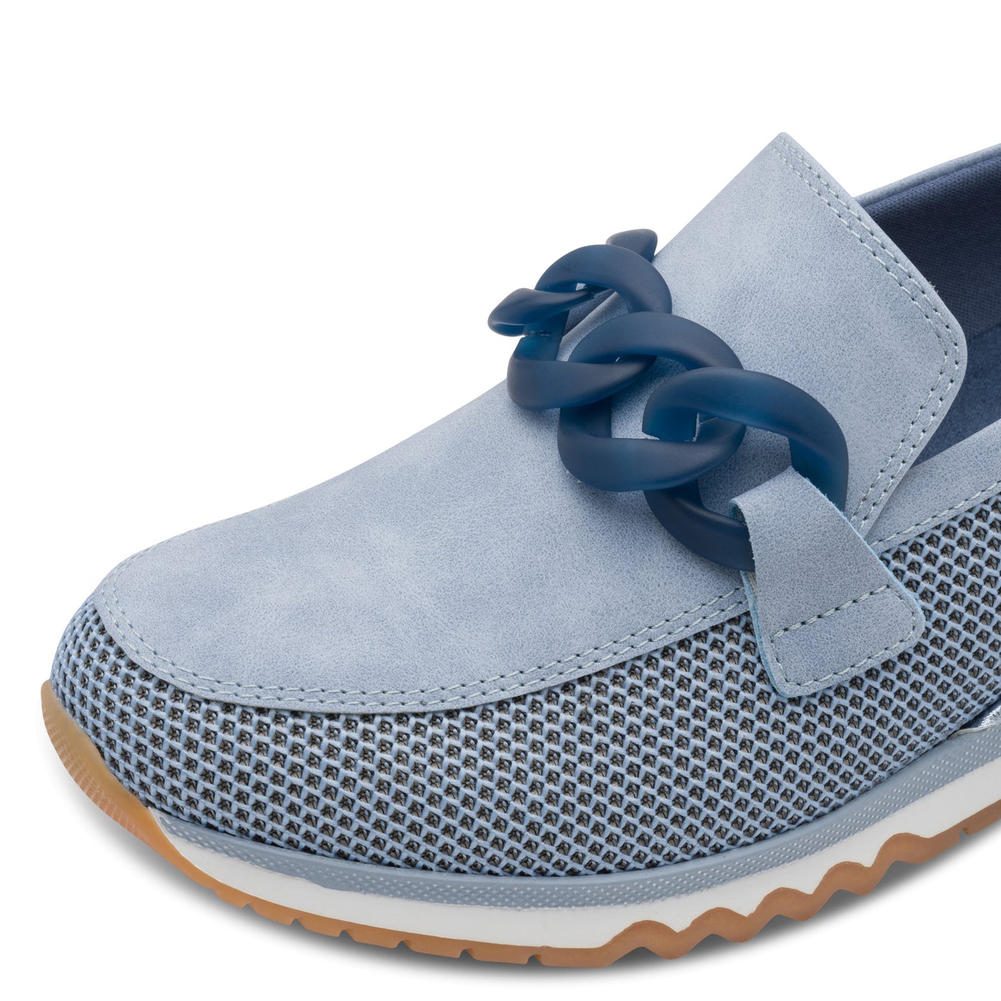 Marco Tozzi 2-24720-44 876 Light Blue Comb Slip On Casual Shoes
