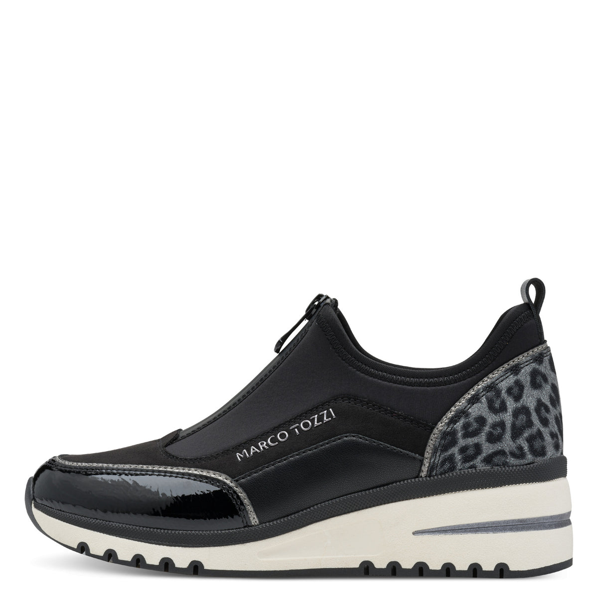 Marco Tozzi 2-24780-45 098 Black Comb Slip-On Shoes