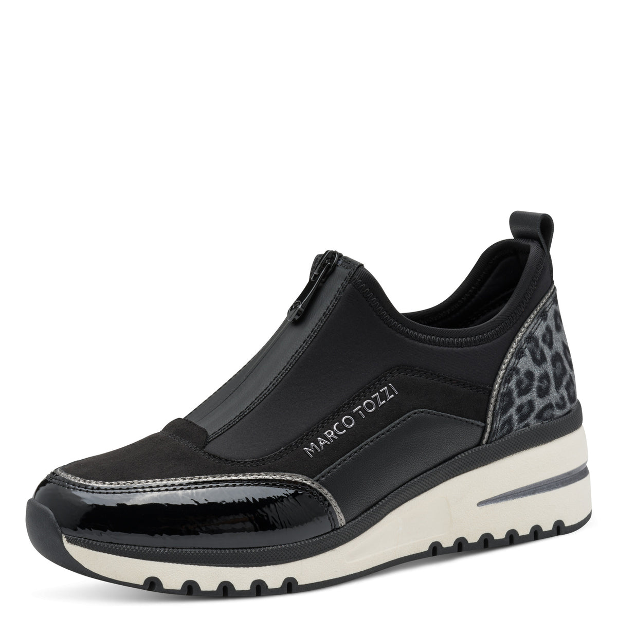 Marco Tozzi 2-24780-45 098 Black Comb Slip-On Shoes