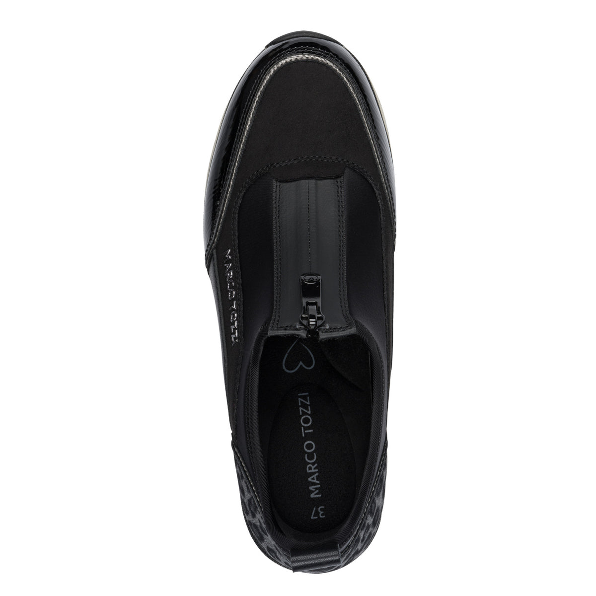 Marco Tozzi 2-24780-45 098 Black Comb Slip-On Shoes