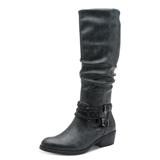 Marco Tozzi Dames 2-25503-45 modieuze laarzen, antraciet COM, 41 EU, Antraciet Com, 41 EU