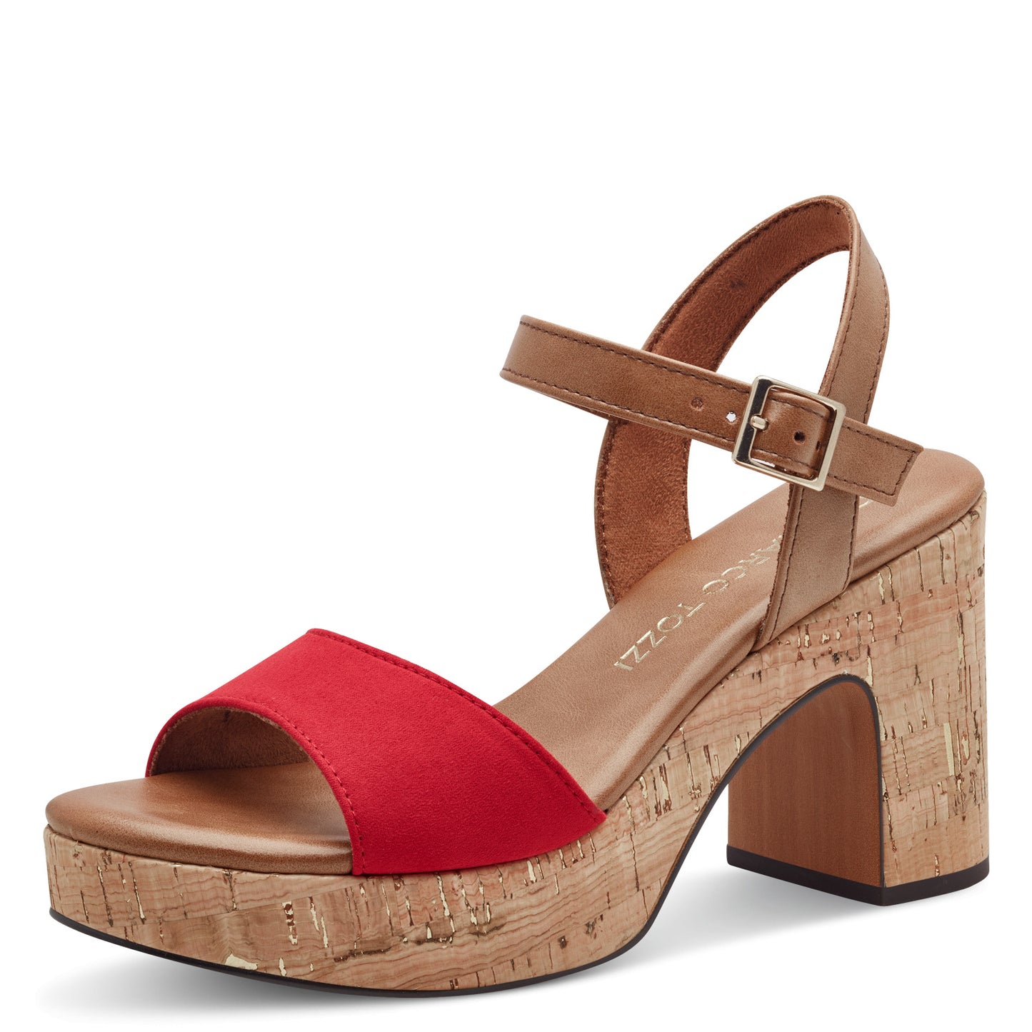 Marco Tozzi 2-28008-42 597 Red Comb Sandals