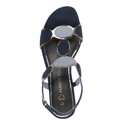 Marco Tozzi 2-28230-42 89A Navy Comb Sandals