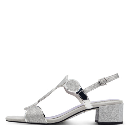 Marco Tozzi 2-28231-44 941 Silver Sandals