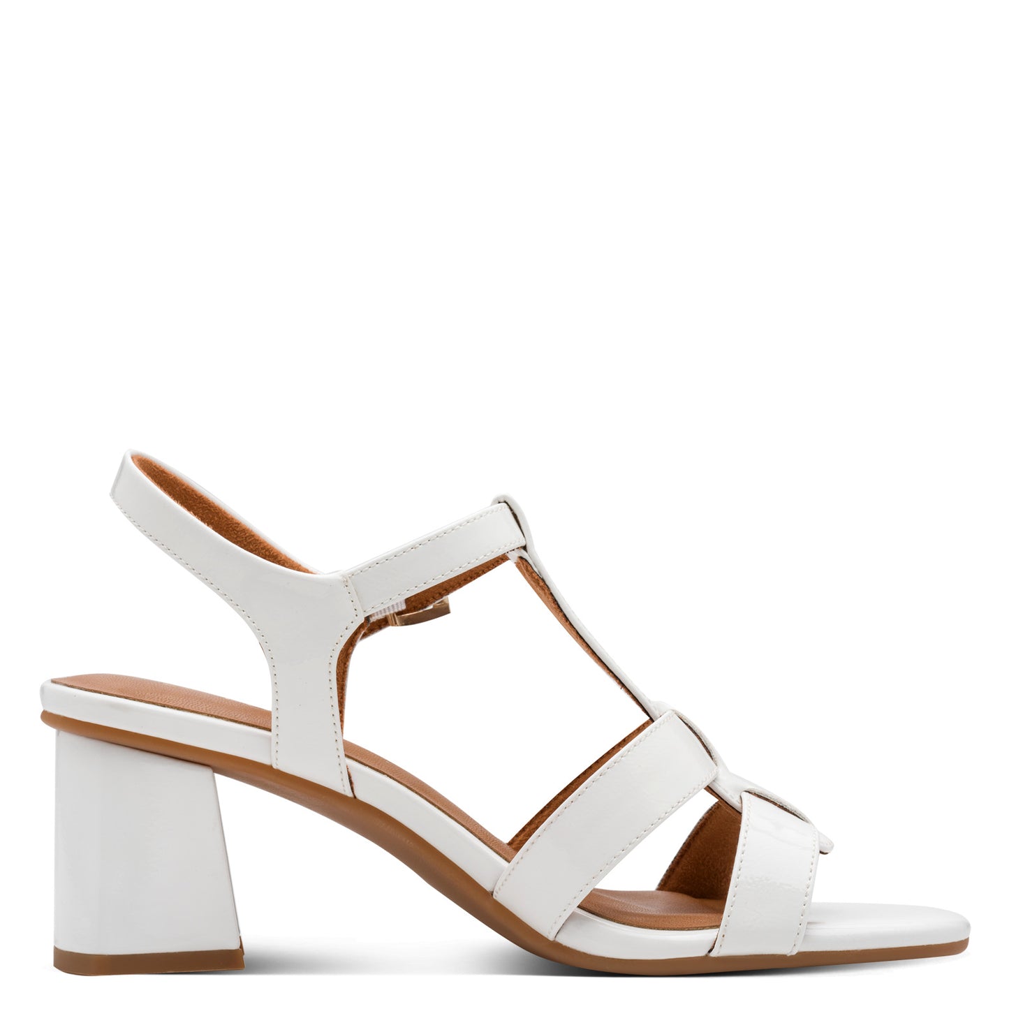 Marco Tozzi 2-28333-46 123 White Patent Sandals