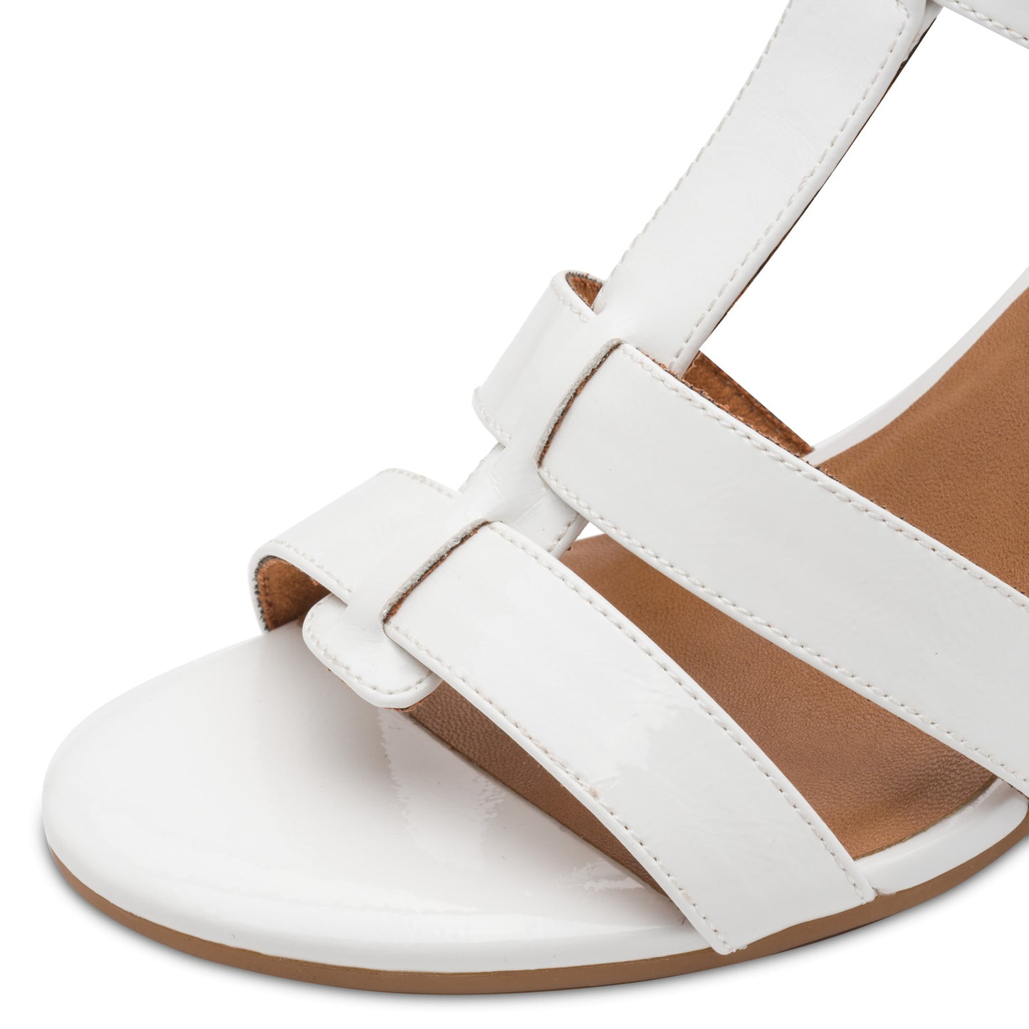 Marco Tozzi 2-28333-46 123 White Patent Sandals