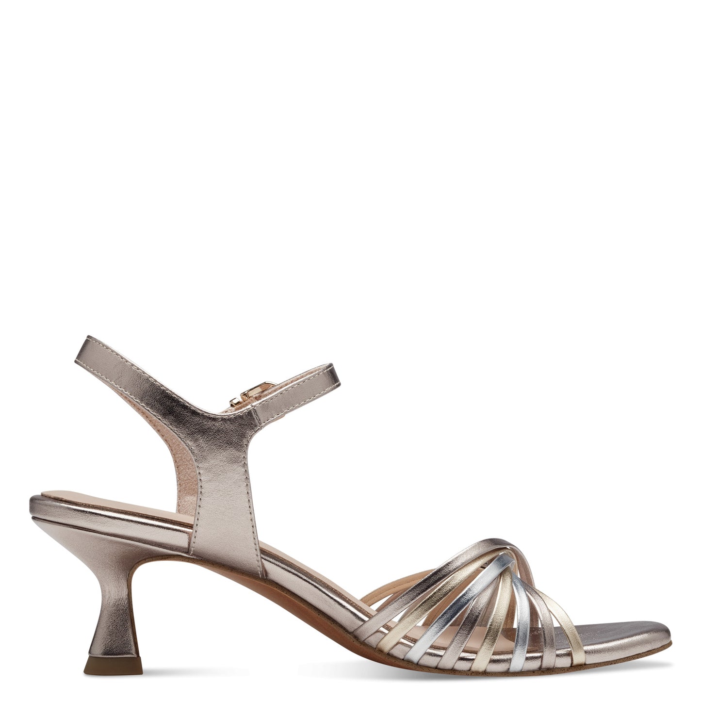 Marco Tozzi 2-28356-42 532 Rose Met. Comb Sandals