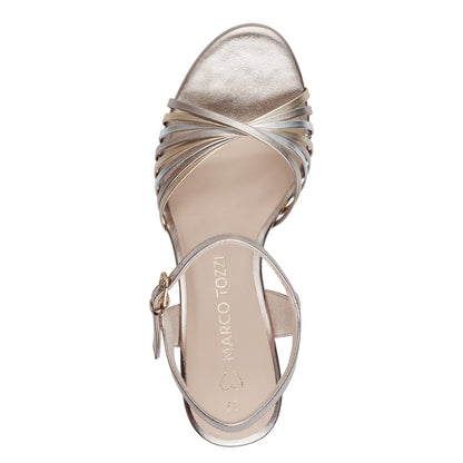 Marco Tozzi 2-28356-42 532 Rose Met. Comb Sandals