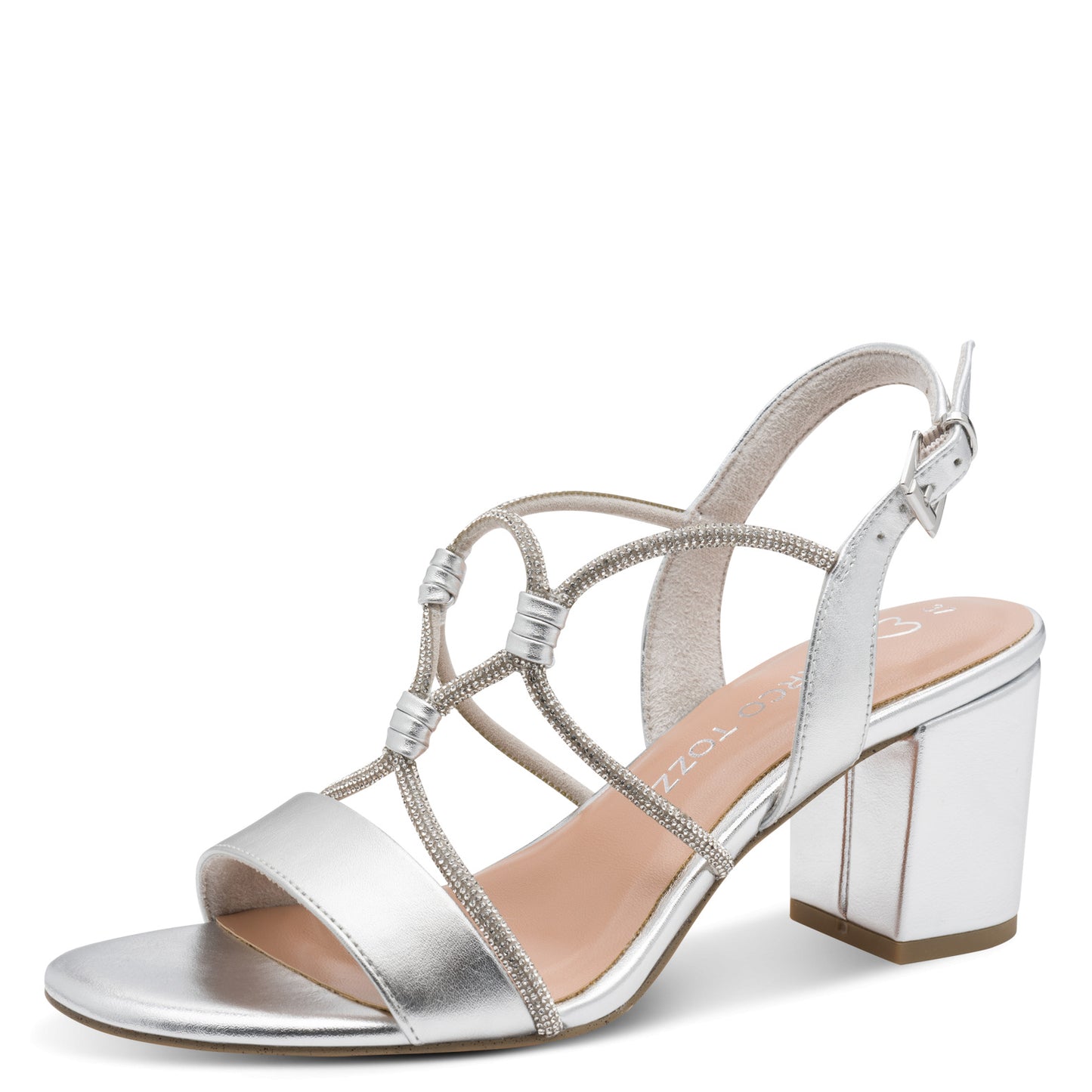 Marco Tozzi 2-28388-46 941 Silver Sandals