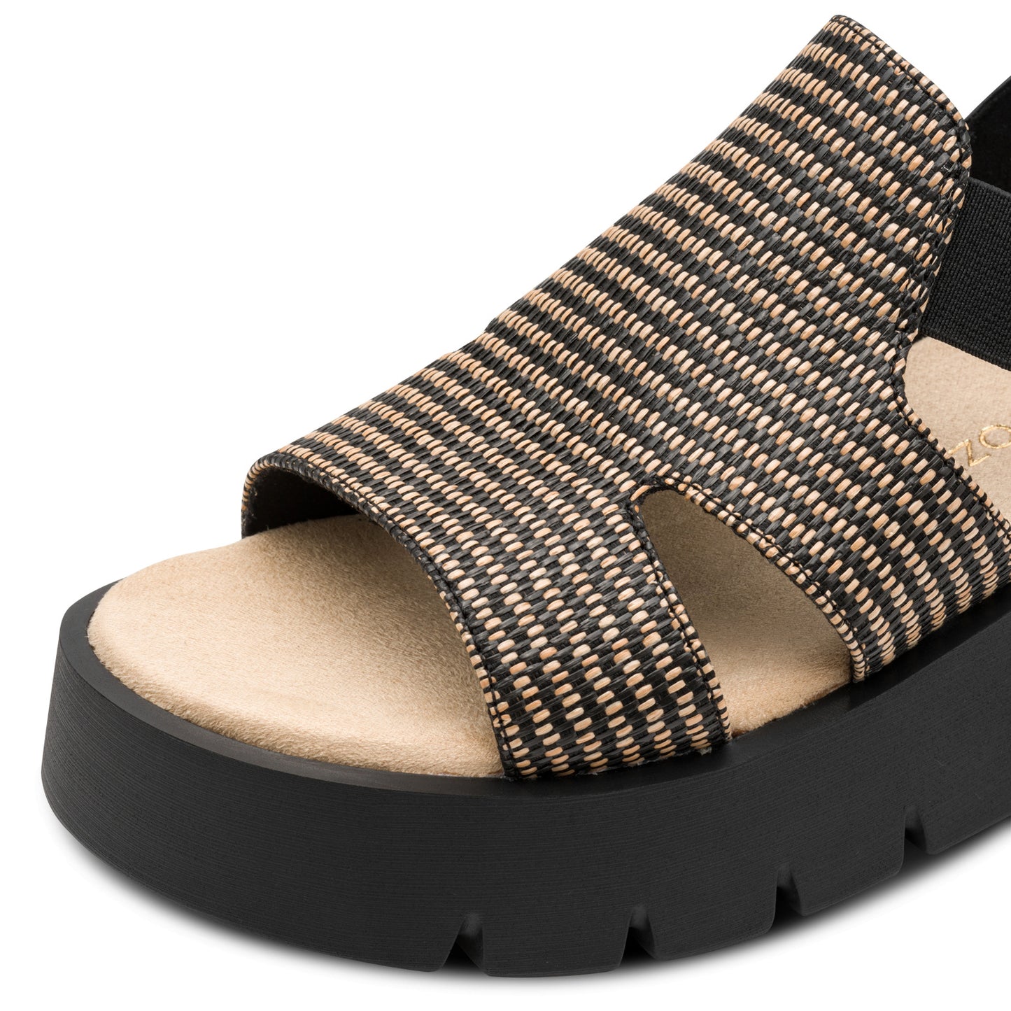 Marco Tozzi 2-28524-46 098 Black Comb Sandals