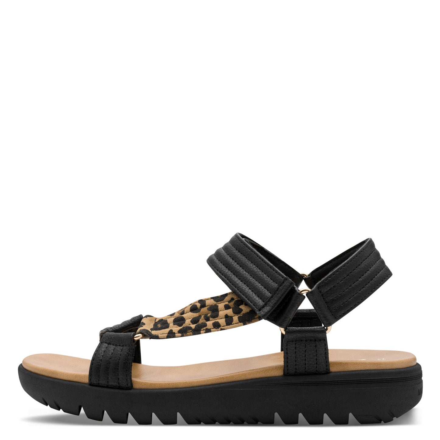 Marco Tozzi 2-28603-46 098 Black Comb Sandals