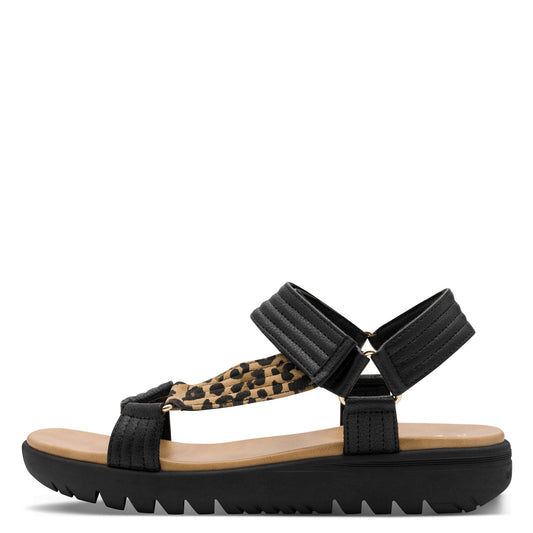 Marco Tozzi 2-28603-46 098 Black Comb Sandals