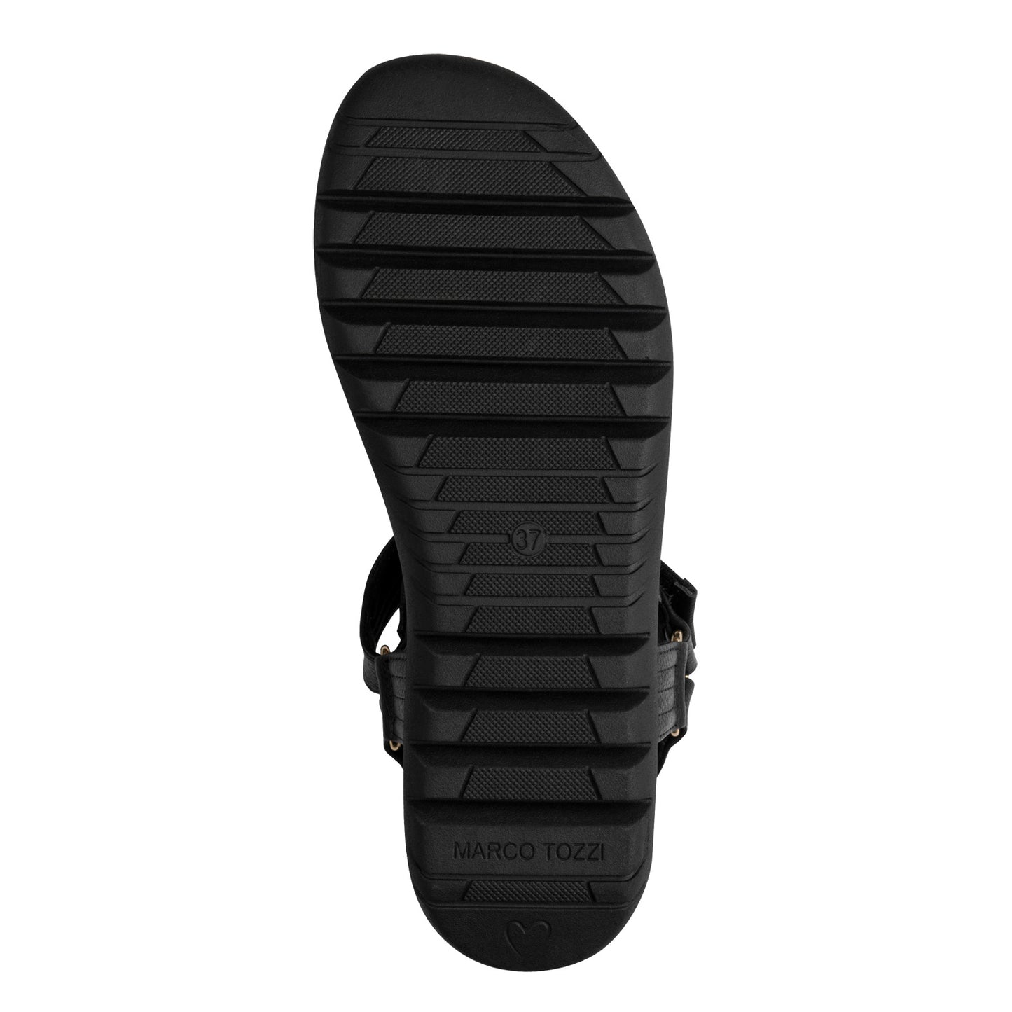 Marco Tozzi 2-28603-46 098 Black Comb Sandals