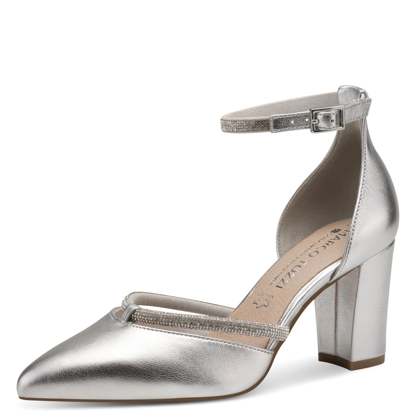 Marco Tozzi 2-82404-42 941 Silver Court Shoes