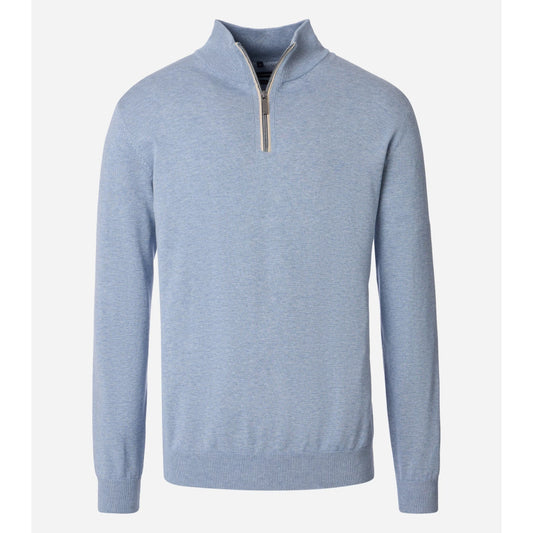 Casa Moda 004410 117 Rain Washed Half Zip Sweater