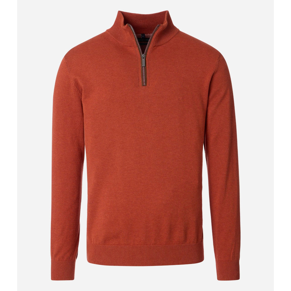 Casa Moda 004410 489 Picante Half Zip Sweater