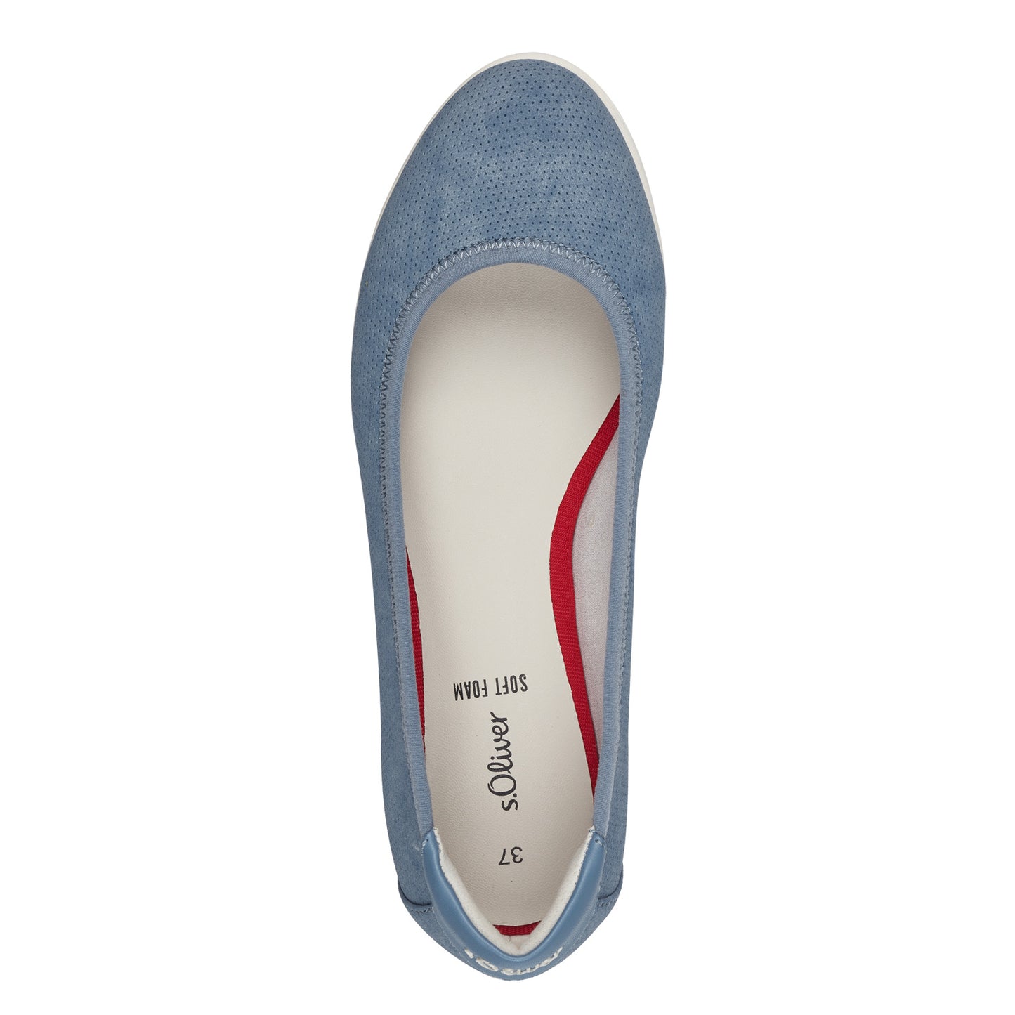 S Oliver 5-22100-42 860 Indigo Ballerina Shoes