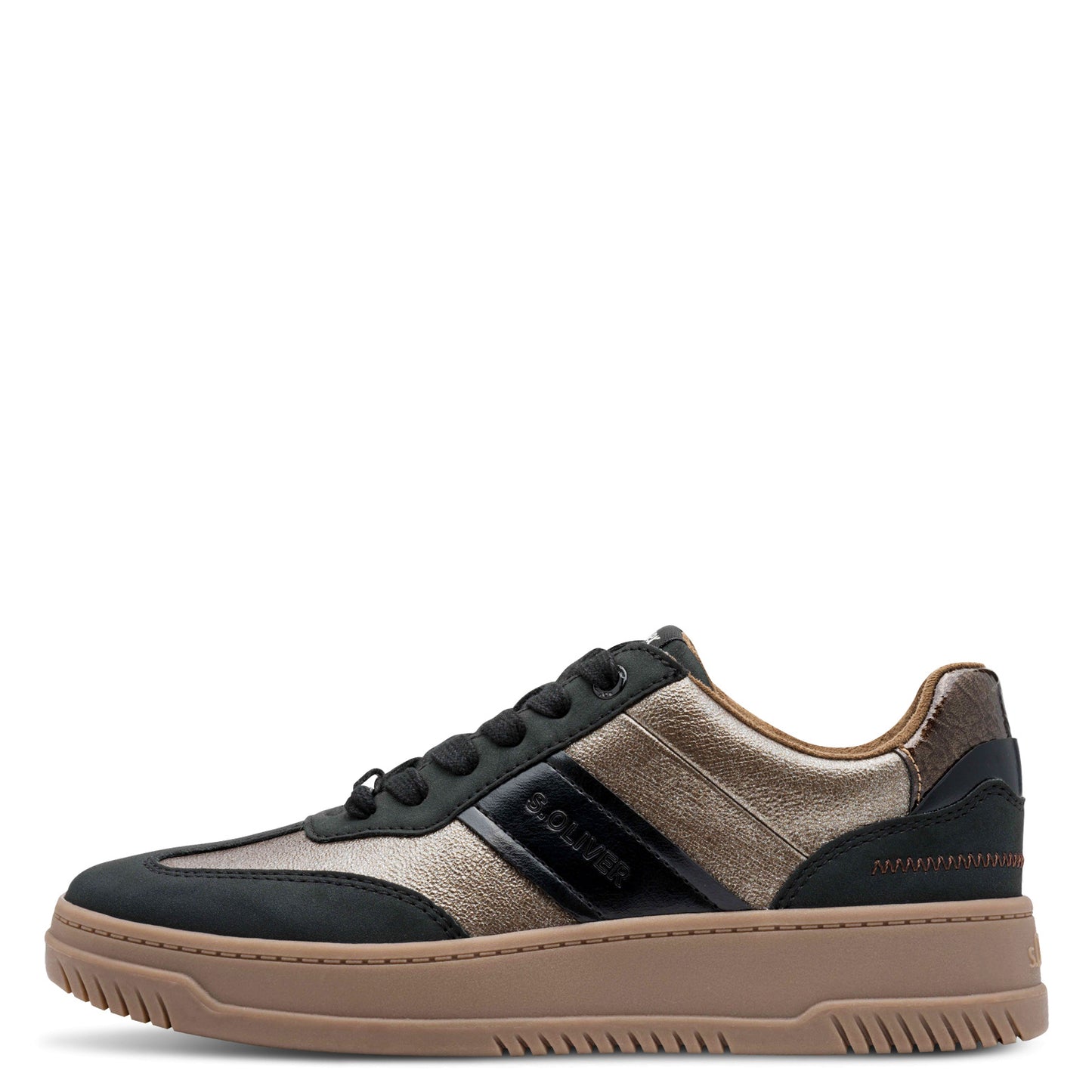 S Oliver 5-23623-43 01A Black Comb Trainers