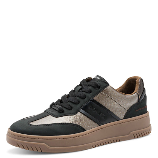 S Oliver 5-23623-43 01A Black Comb Trainers
