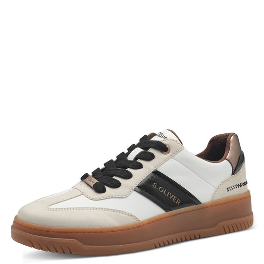 S Oliver 5-23623-43 410 Beige Comb Trainers