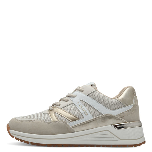 S Oliver 5-23626-44 410 Beige Trainers