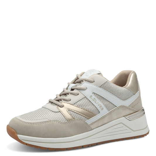 S Oliver 5-23626-44 410 Beige Trainers