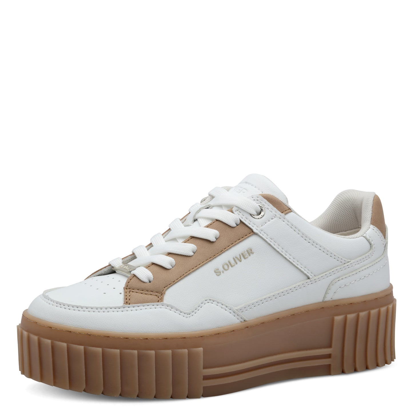 S Oliver 5-23630-44 110 White Comb Trainers