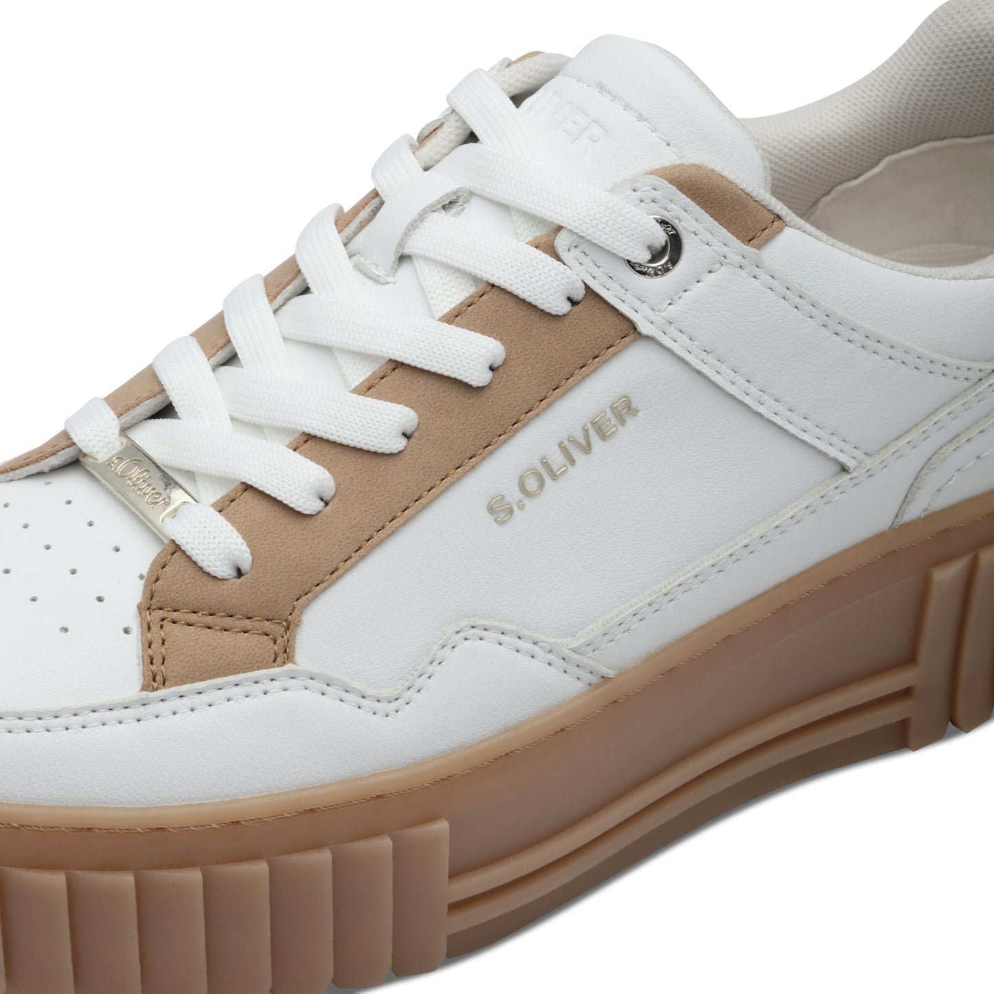 S Oliver 5-23630-44 110 White Comb Trainers