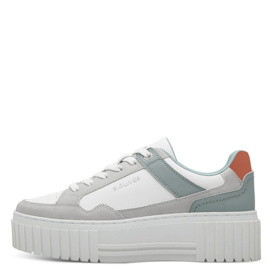 S Oliver 5-23630-44 11A White Comb Trainers