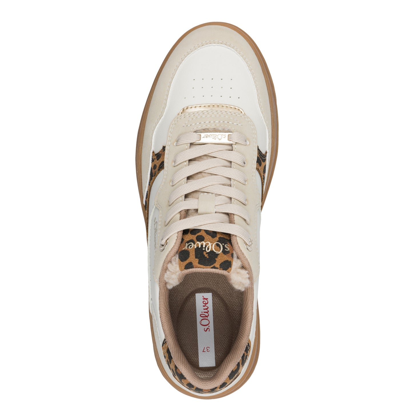 S Oliver 5-23632-45 945 Beige Leo Trainers