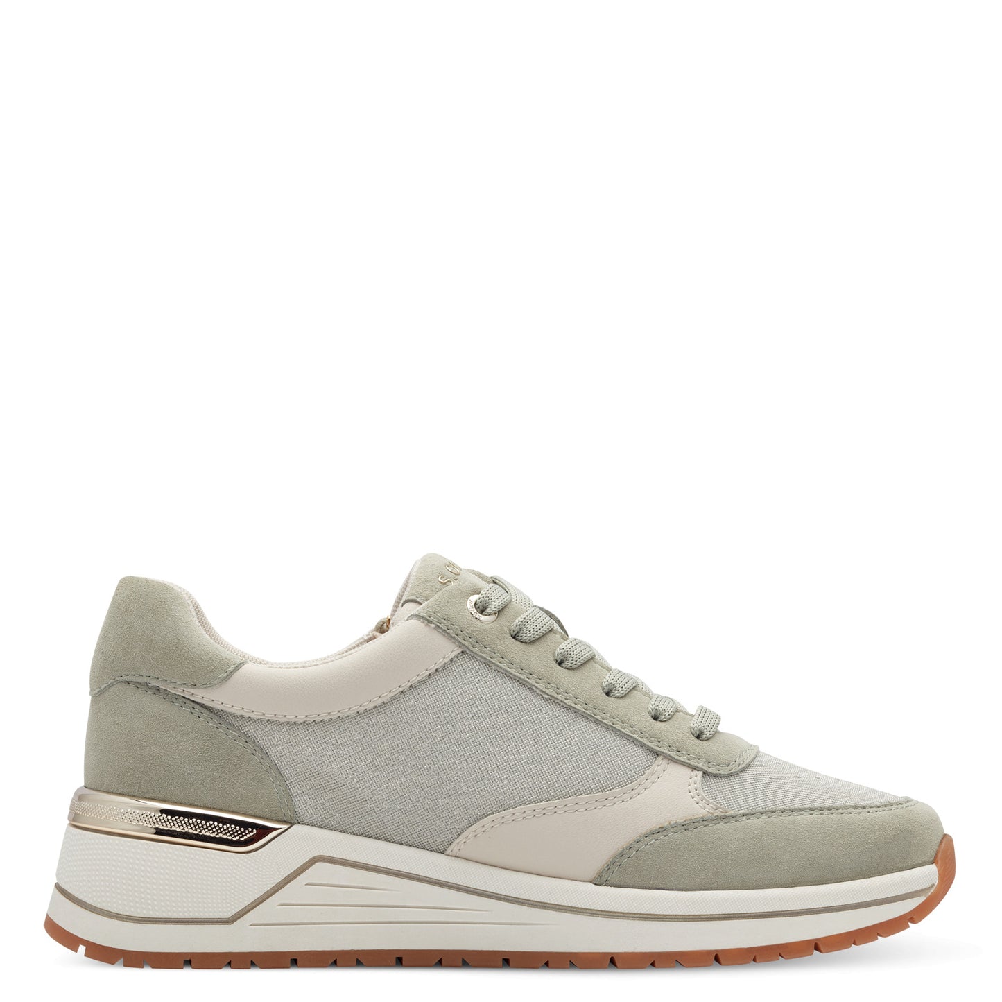 S Oliver 5-23640-44 711 Sage Comb Trainers