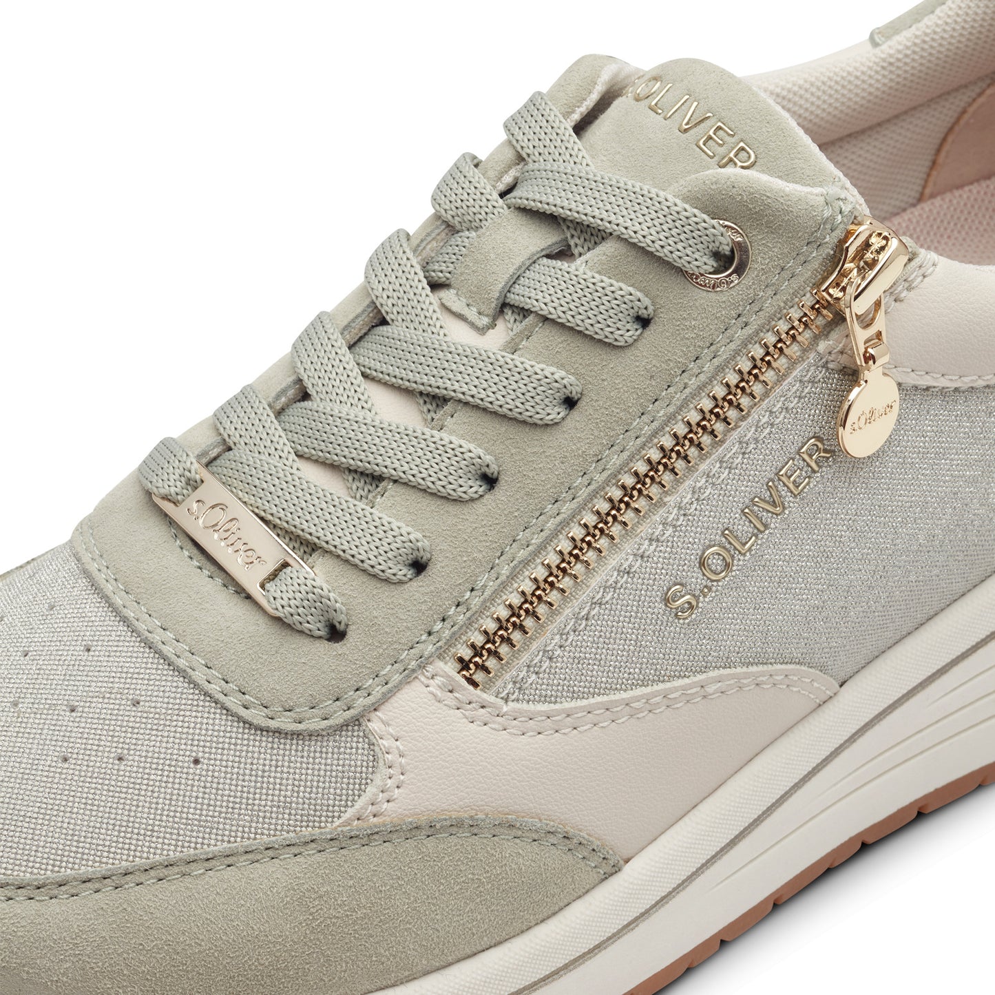 S Oliver 5-23640-44 711 Sage Comb Trainers