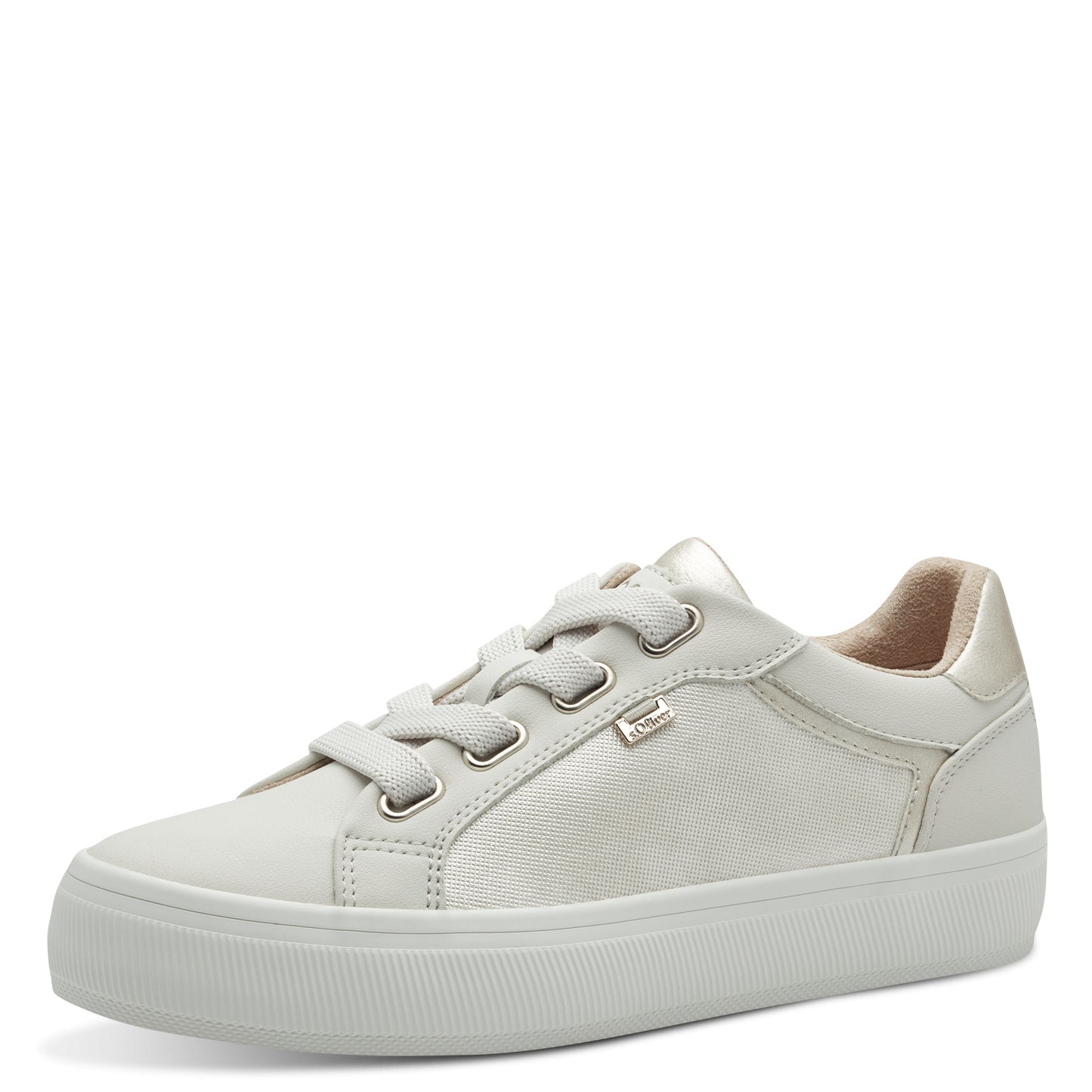 S Oliver 5-23644-42 41A Beige Comb Trainers