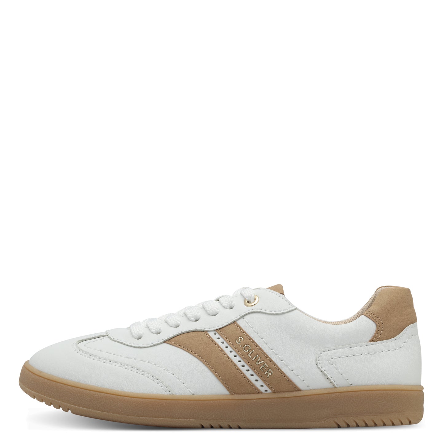 S Oliver 5-23652-44 126 White/Nude Trainers