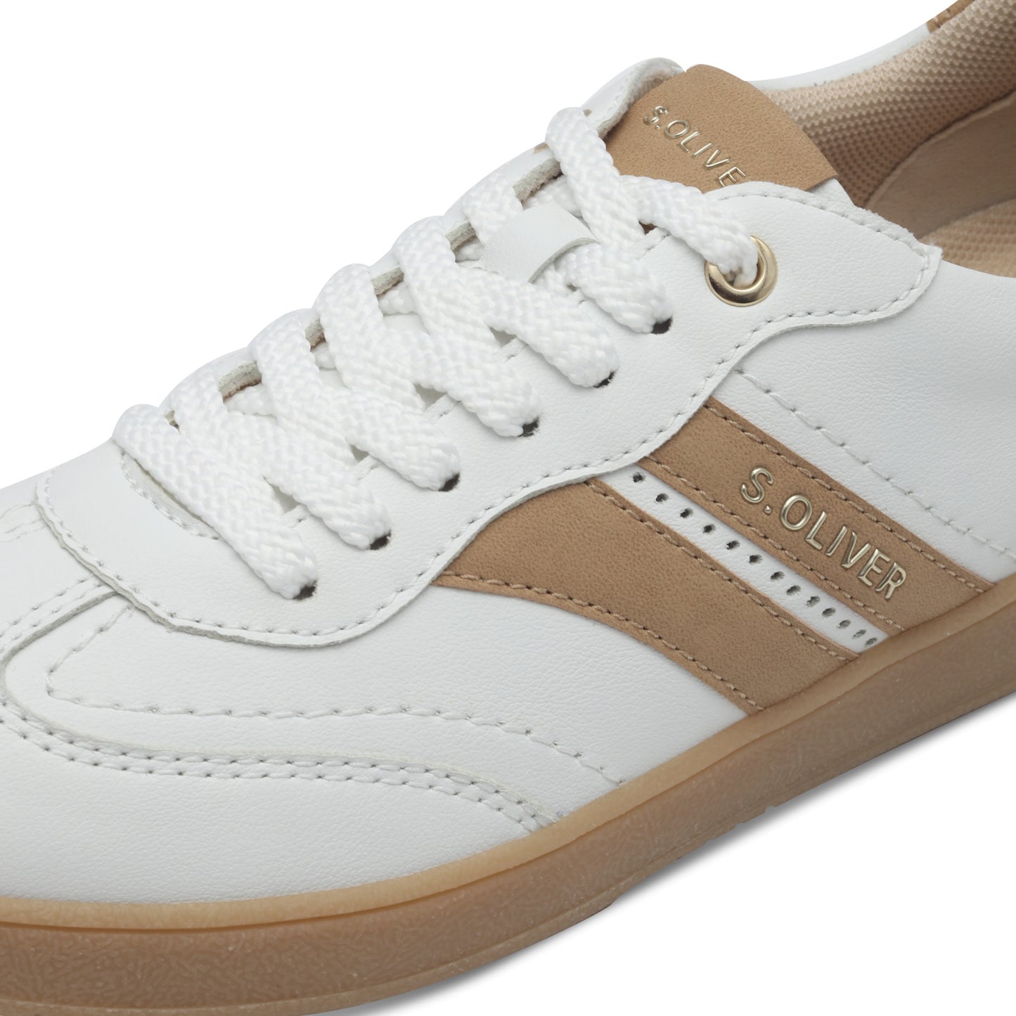 S Oliver 5-23652-44 126 White/Nude Trainers