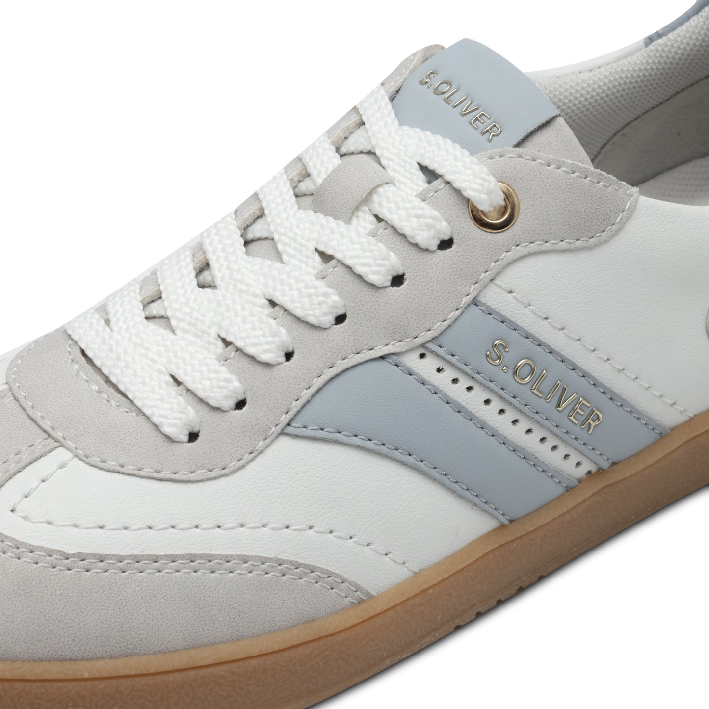 S Oliver 5-23652-44 183 White/Blue Trainers