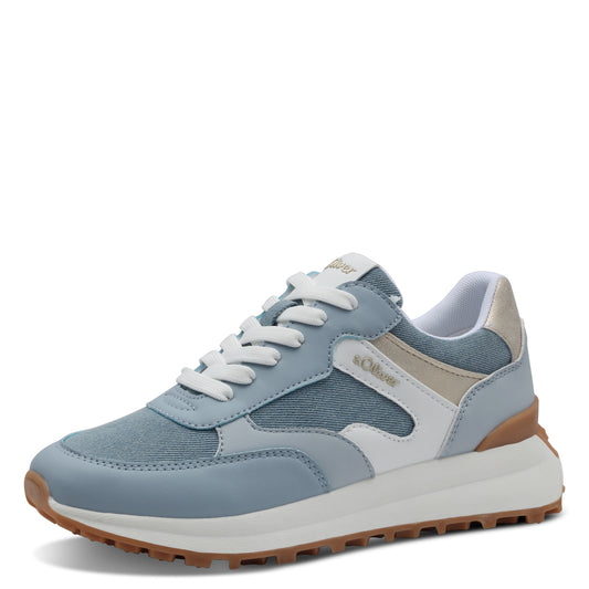 S Oliver 5-23660-43 803 Denim Comb Trainers