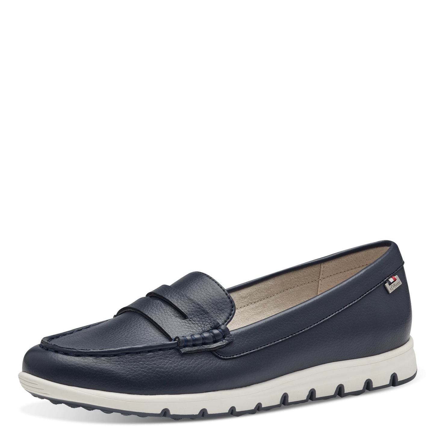 S Oliver 5-24601-42 805 Navy Moccassin Shoes